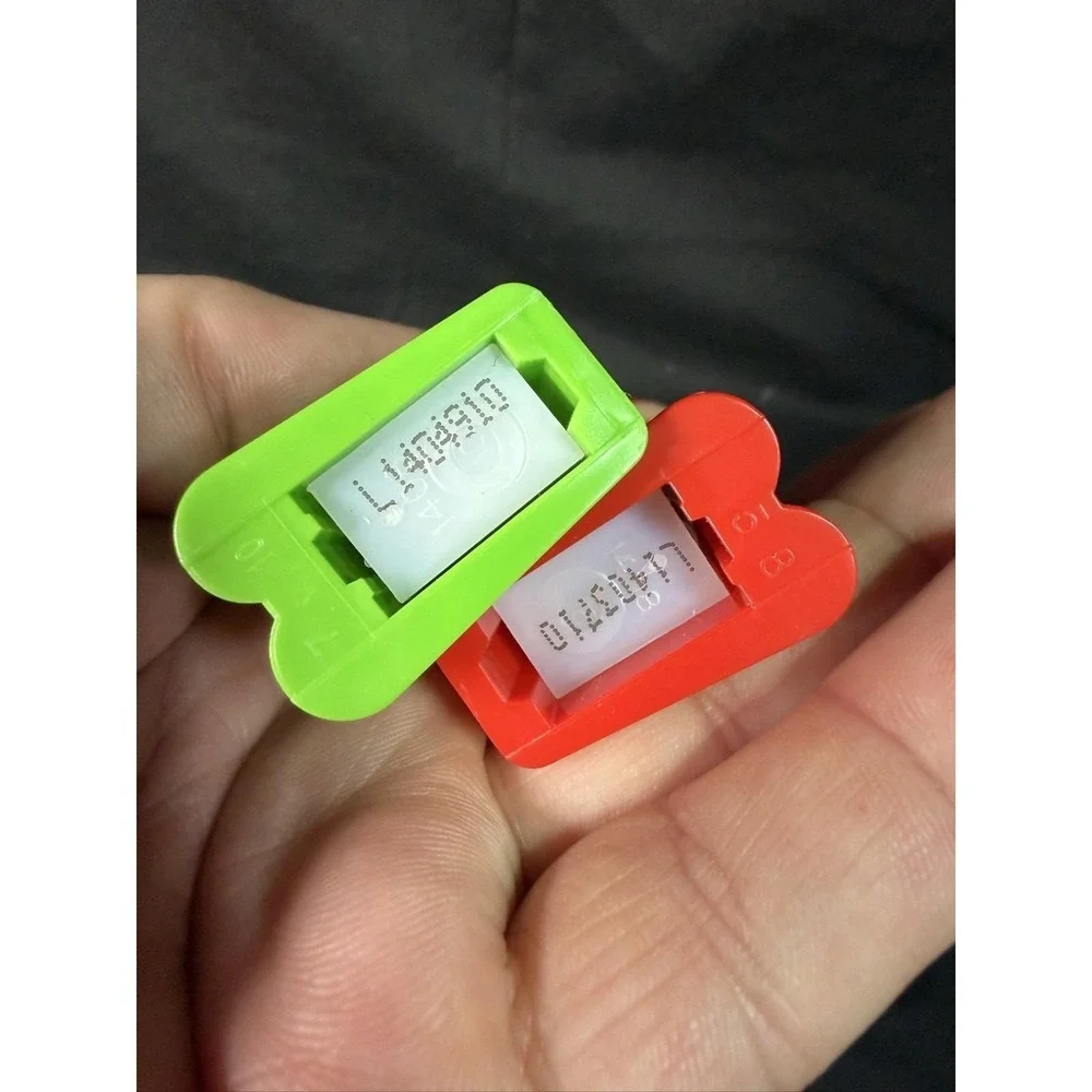 PEZ Angry Birds Dispensers Set 4 Red Green Pig Stella Bomb
